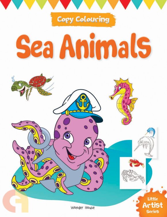 Sea Animals Colring Book