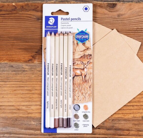 STAEDTLER MARS LUMOGRAPH PASTEL PENCILS 6 PACK
