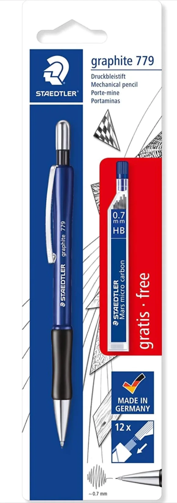 Staedtler Mechanical Pencil Graphite 779 Size 0.7