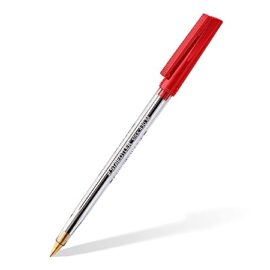 Staedtler Stick 430 M-2 Medium Ballpoint Pen - Red