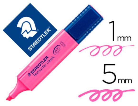 STAEDTLER TEXTSURFER CLASSIC 364 HIGHLIGHTER - PINK