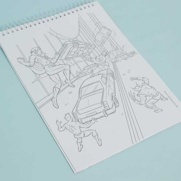 Super Heroes Coloring Book