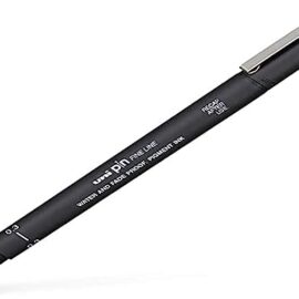 Uniball Pin200 Fineline Drawing Pen, 0.3 mm - Black