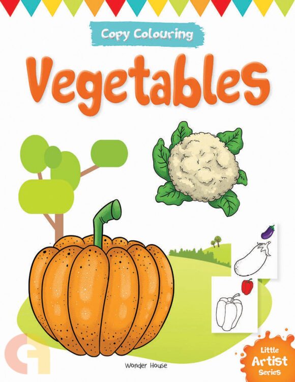 Vegetables Coloring Book