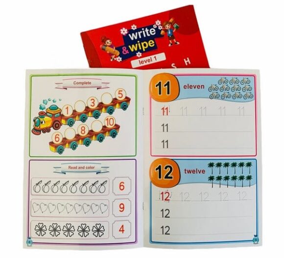⁦Write&Wipe NUMBERS-LEVEL 1⁩ - الصورة ⁦3⁩